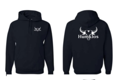 Hoodie noir tête de bœuf