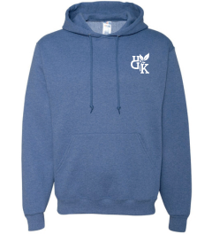 Hoodie bleu cheval et vache