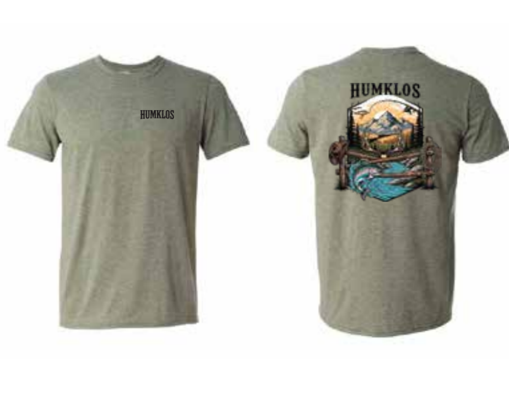 T-shirt unisexe vert rivière
