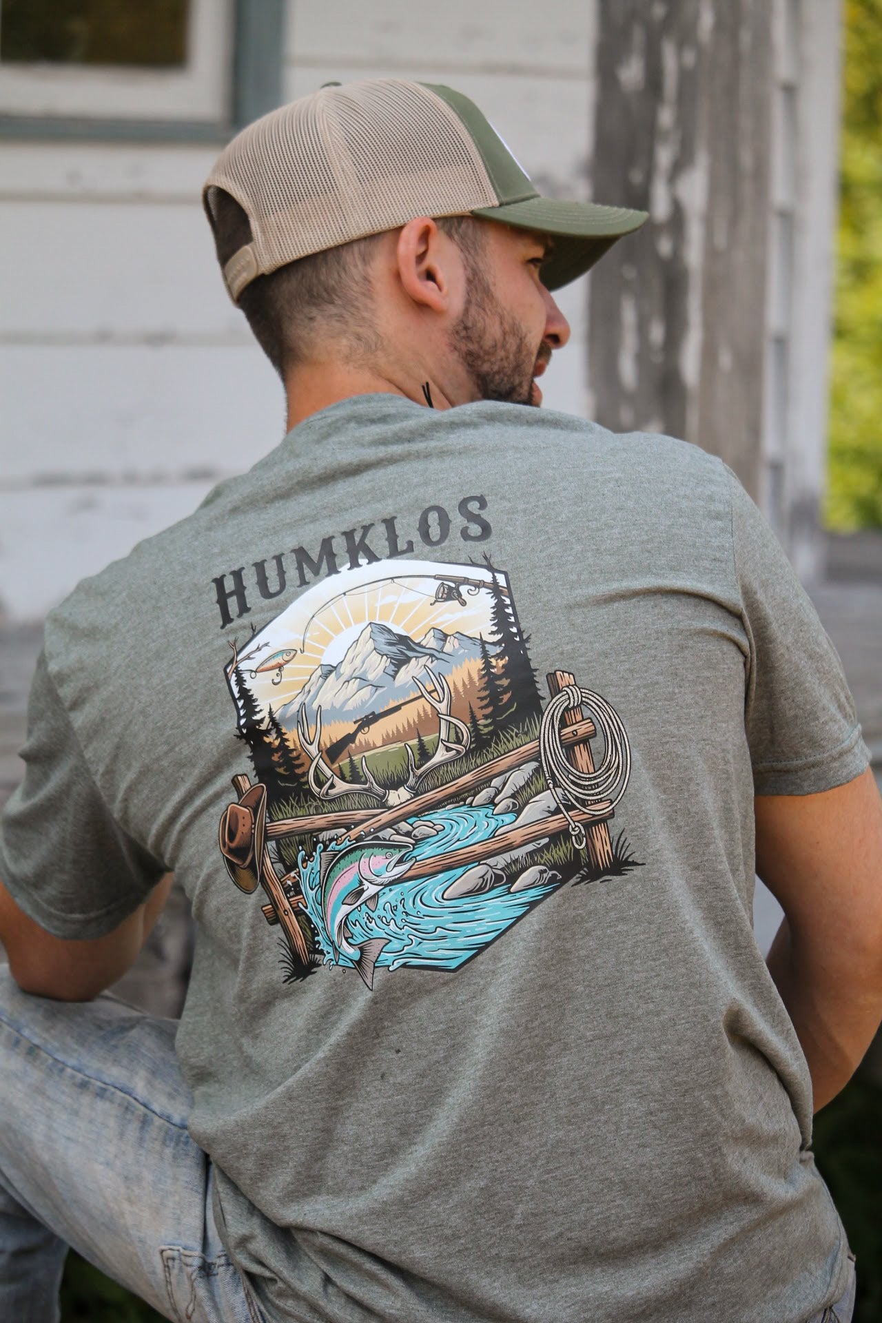 T-shirt unisexe vert rivière