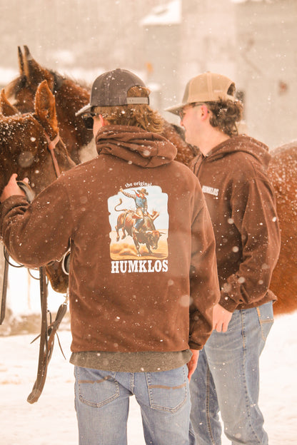 Hoodie brun Bullrider