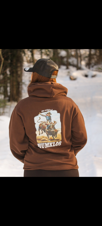 Hoodie brun Bullrider