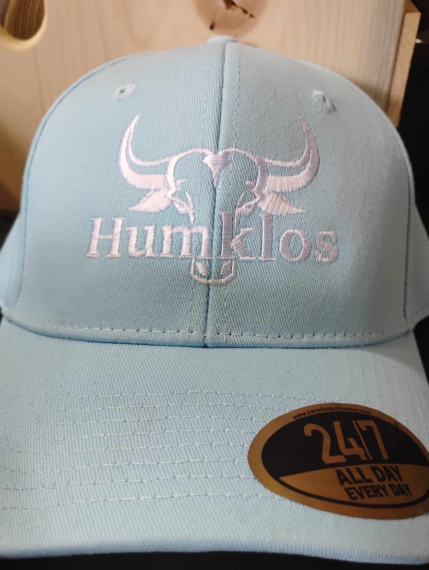 Casquette bleu pâle
