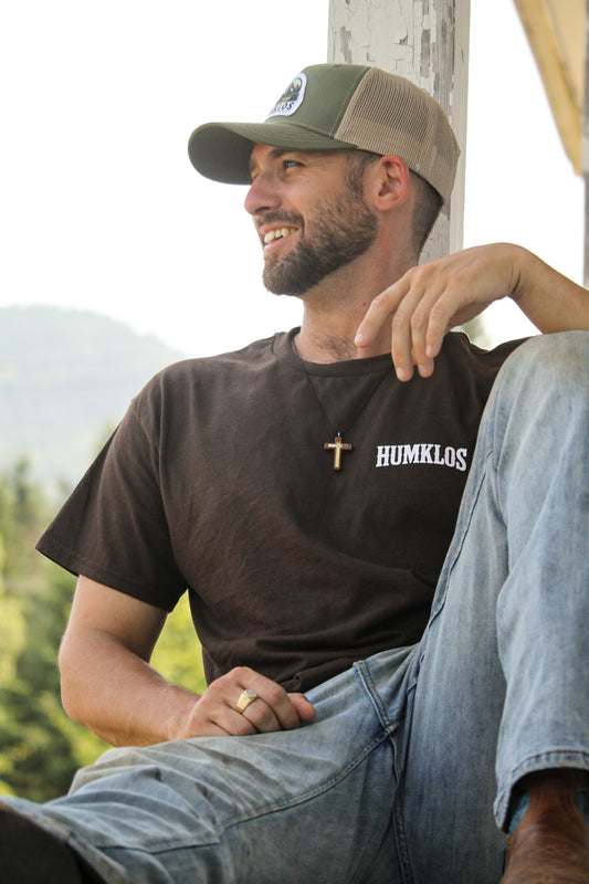 T-shirt unisexe brun cheval