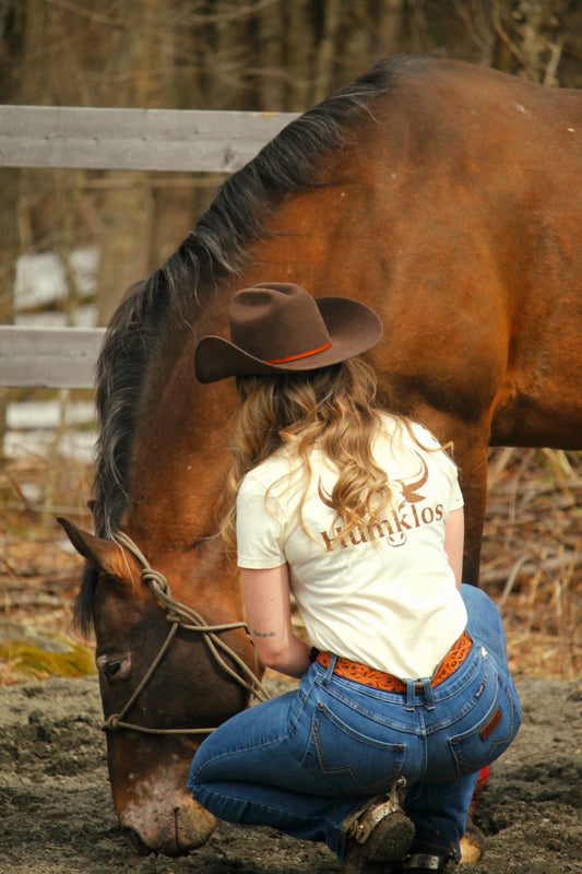 T-shirt tête de bœuf femme