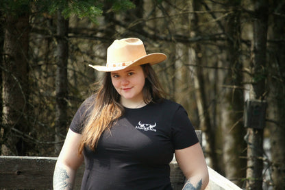 T-shirt tête de bœuf femme